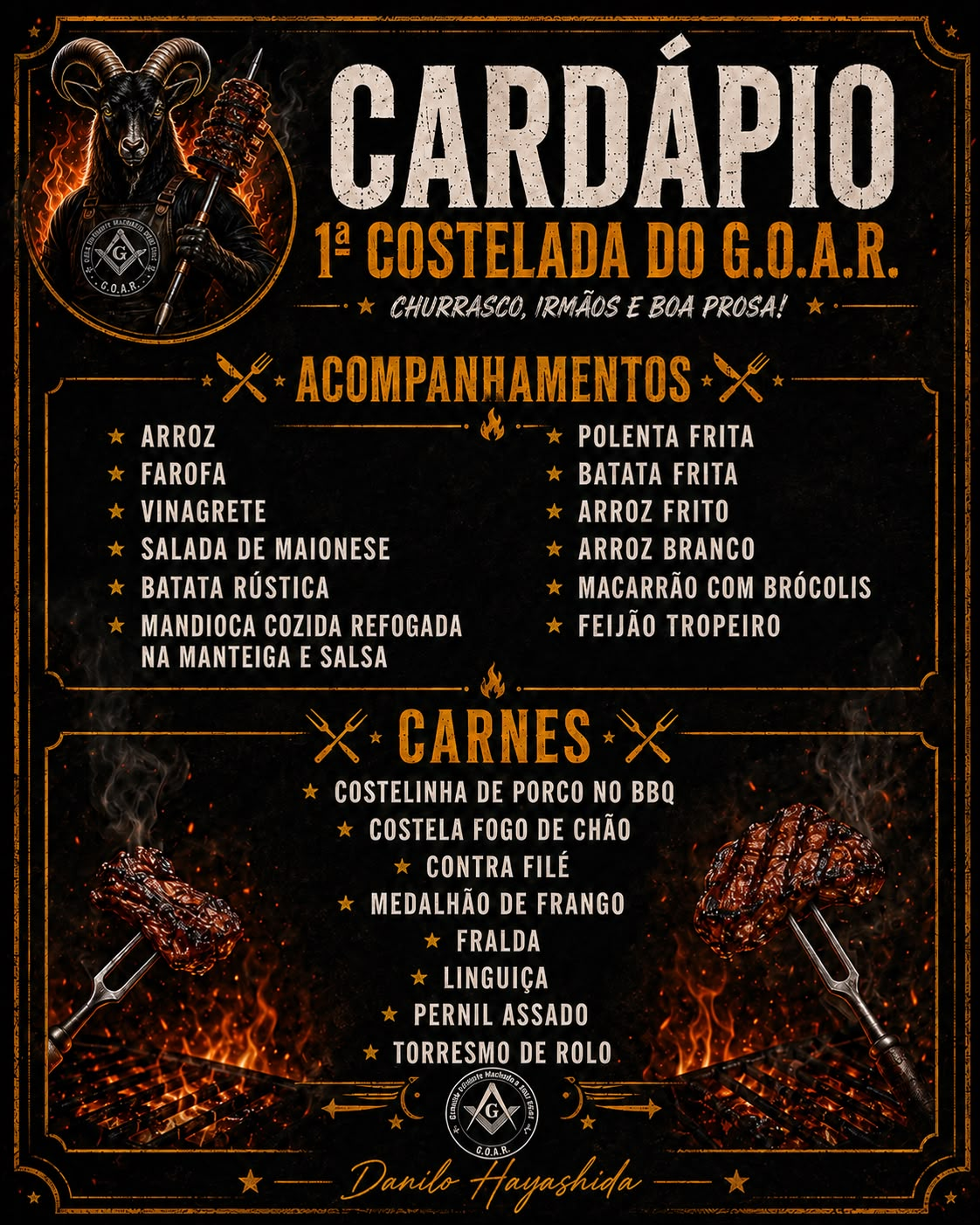 Experiência da 1ª Costelada do G.O.A.R.